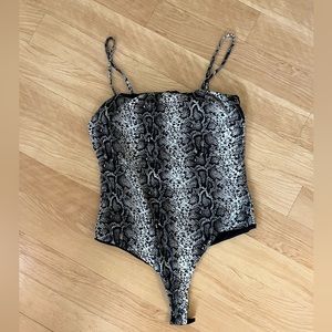 Windsor Snakeprint Bodysuit